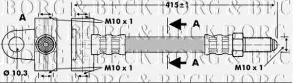 LDV MEL50927LP Brake Hose
